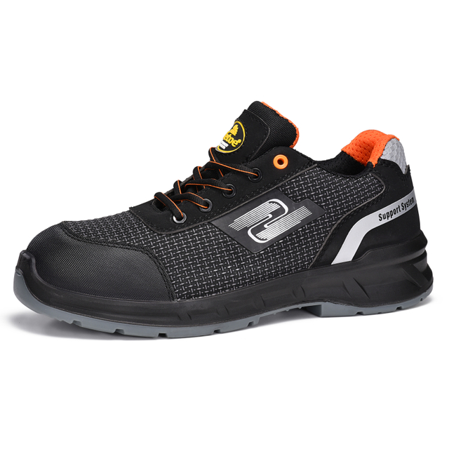 Light Weight S1P Work Footwear with Composite Toe & Kevlar Plate L-7512 Orange