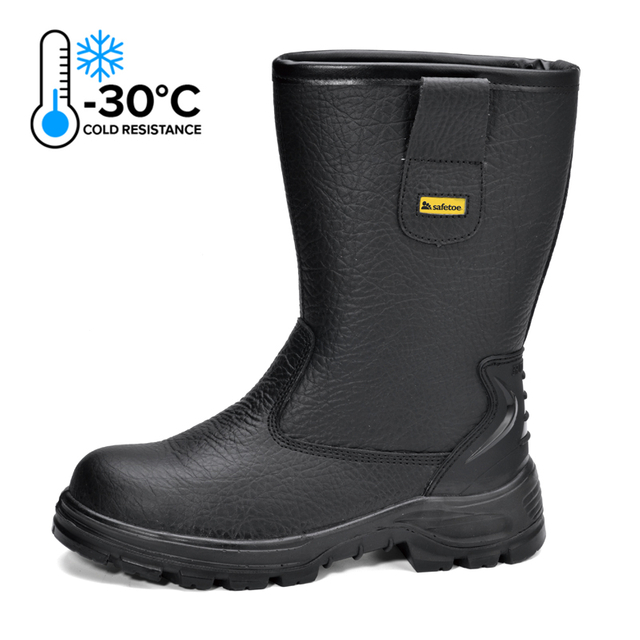 Womens Winter Snow Steel Toe Safety Work Boots H-9430B