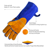 Welding Leather Work Gloves FL-1023 Blue