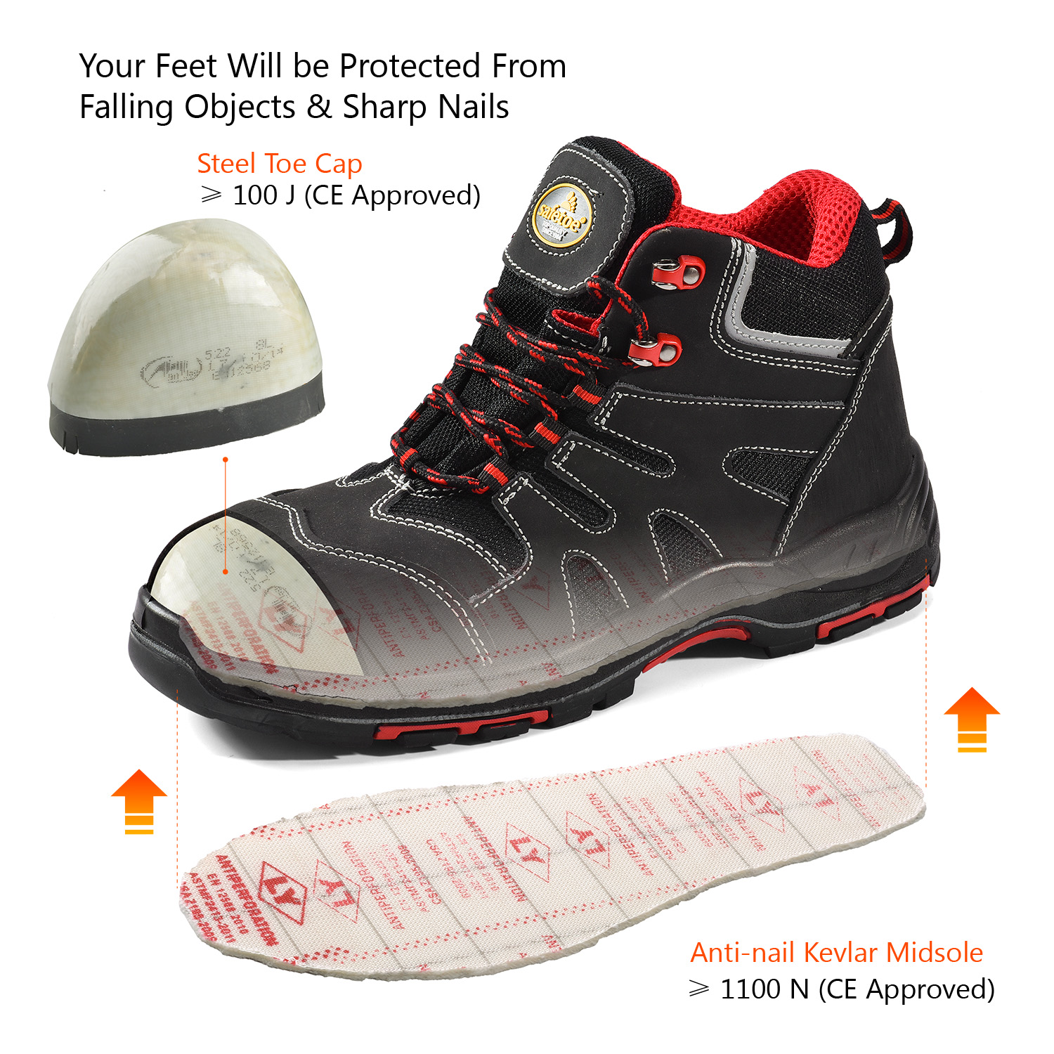 Approved Safety Work Boots M-8350