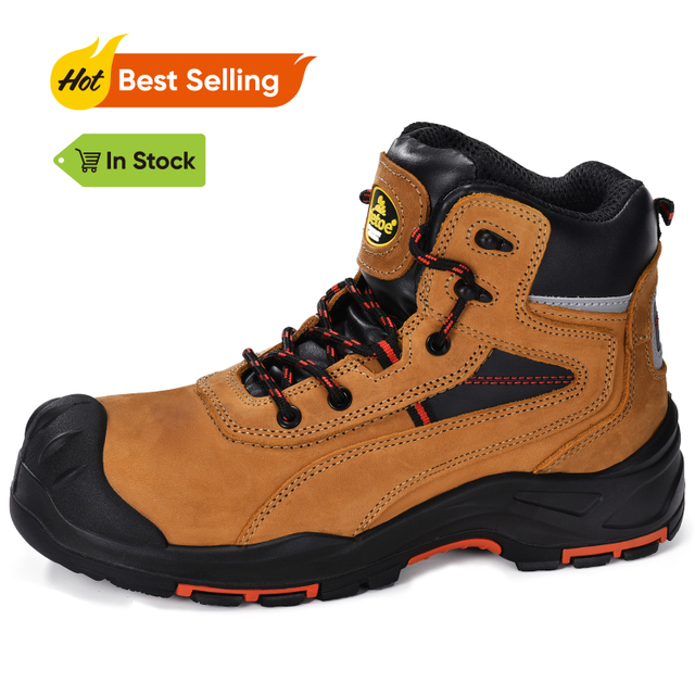 Ready Stock Oil Resistant Composite Toe Safety Boots M-8518 Overcap