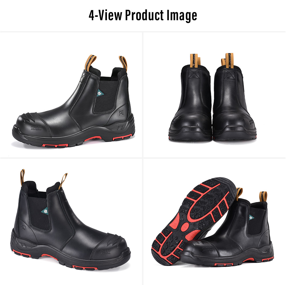 M-8025NBK CSA Composite Toe Safety Boots Multi-View M-8025NBK CSA Certified Composite Toe Metal-Free Work Boots Multi-View