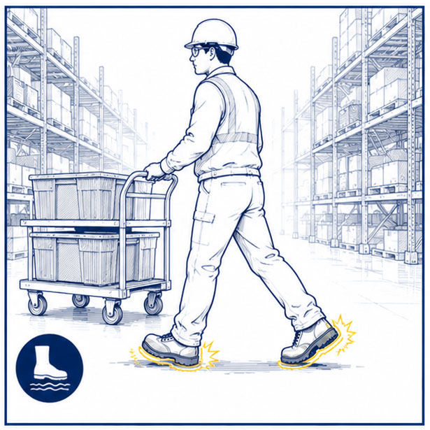 Warehousing & Logistics Long Working Hours & Foot Fatigue Warehousing & Logistics Long Working Hours & Foot Fatigue
