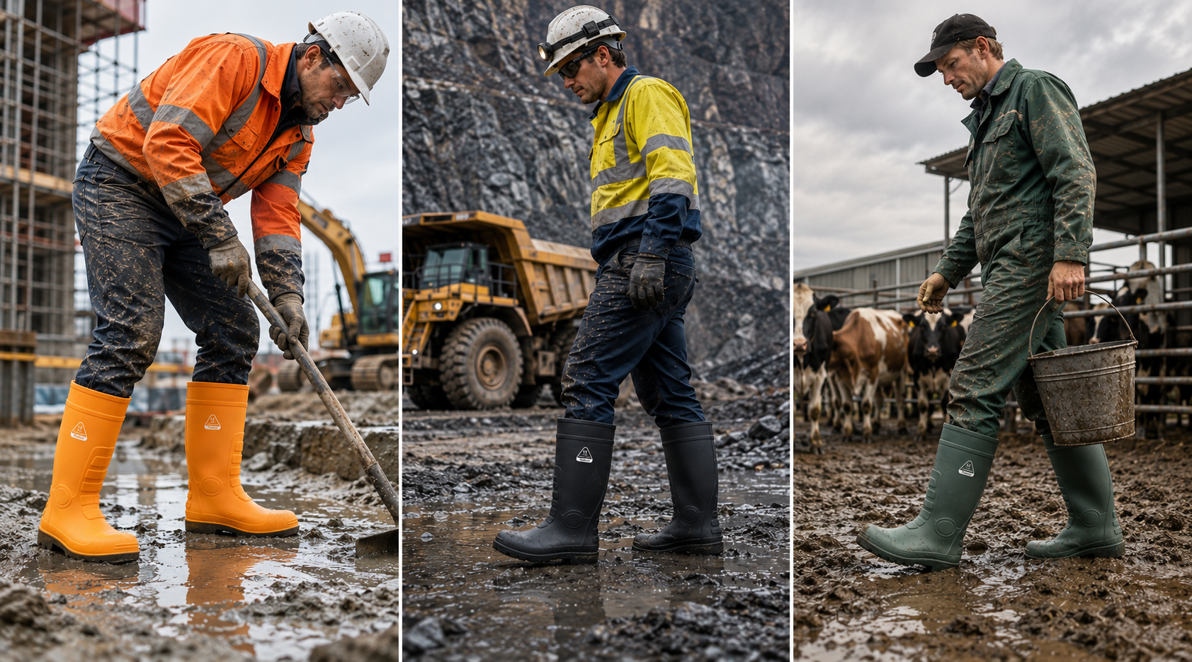 Safety Wellington Boots for Industrial Work Safety Wellington Boots for Industrial Work