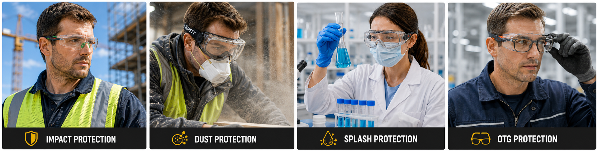 Industrial Safety Glasses & Safety Goggles Industrial safety glasses and safety goggles for workplace eye protection