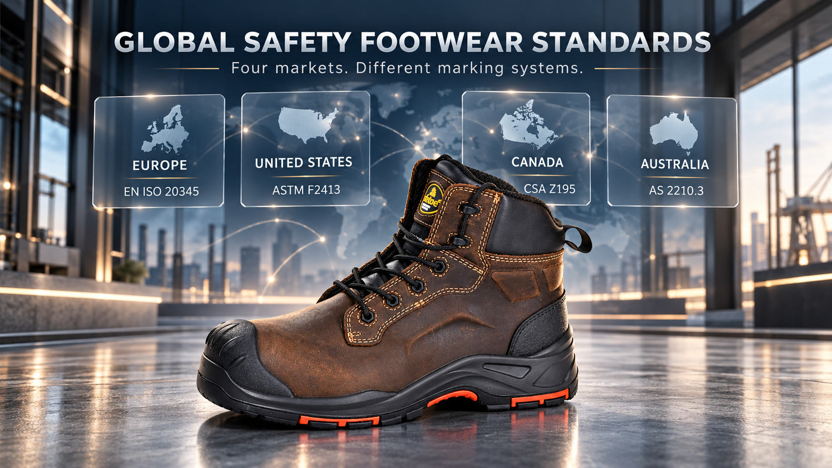 Globle safety shoes standard Globle safety shoes standard