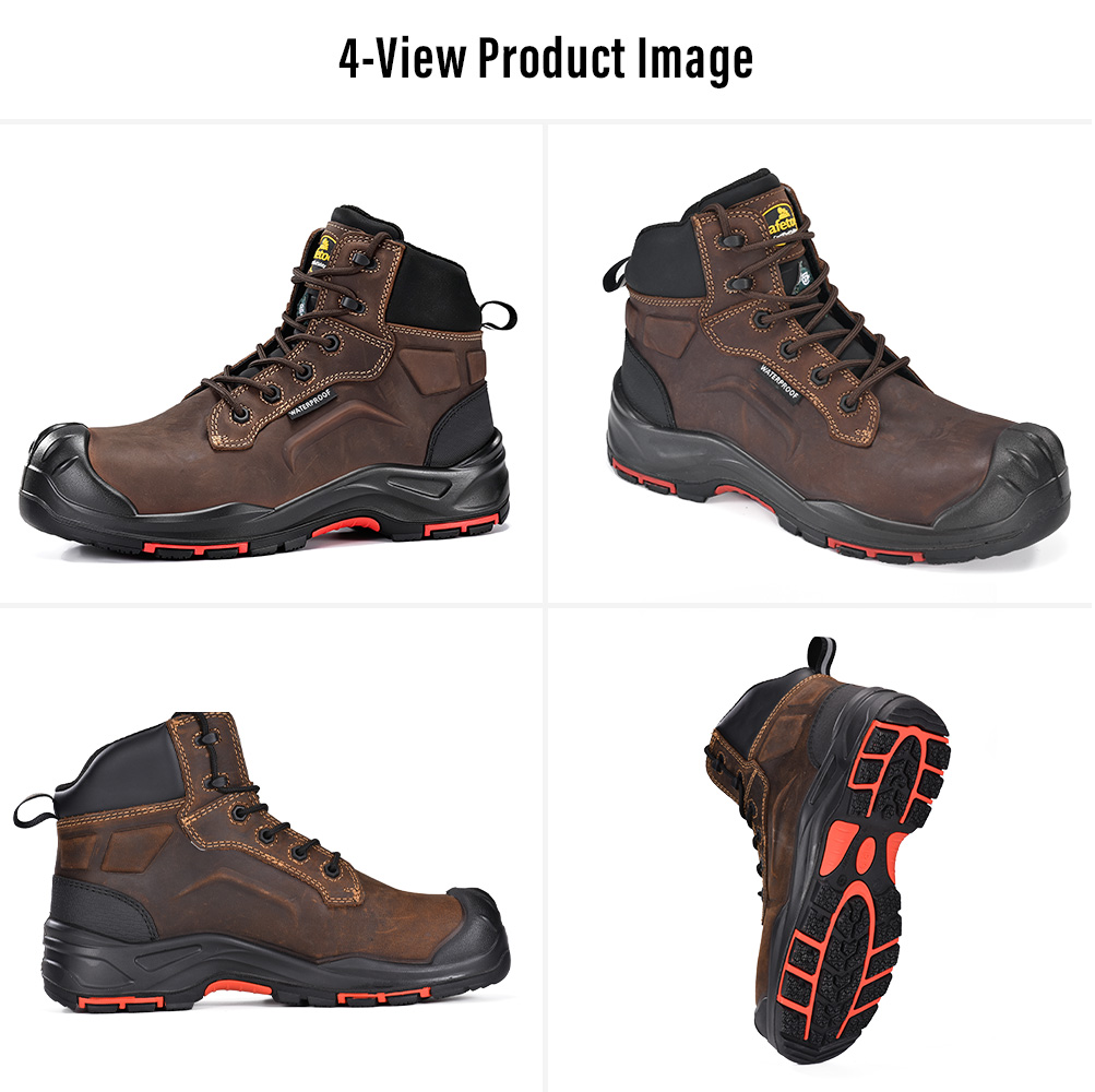 M-8552 CSA Metal-Free Safety Boots Multi-View M-8552 CSA Certified Composite Toe Waterproof Work Boots Multi-View