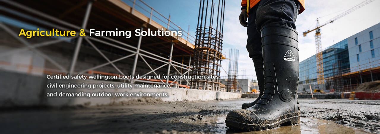 Safety Wellington Boots for Mining Operations Wellington boots for agriculture