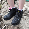Waterproof Leather Black Safety Work Boots for Women Construction | M-8516W GraceShield