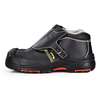 Durable Black Safety Welding Boots With Composite Toe & Kevlar Plate M-8387 Overcap New