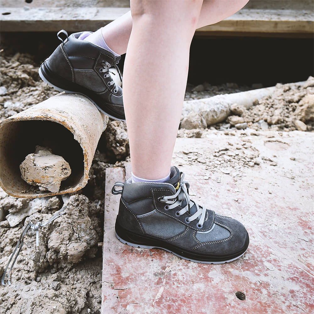 leather safety shoes for ladies