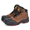 Most Comfortable Nubuck Leather Slip Resistant Safety Boots With Composite Toe for Men M-8563