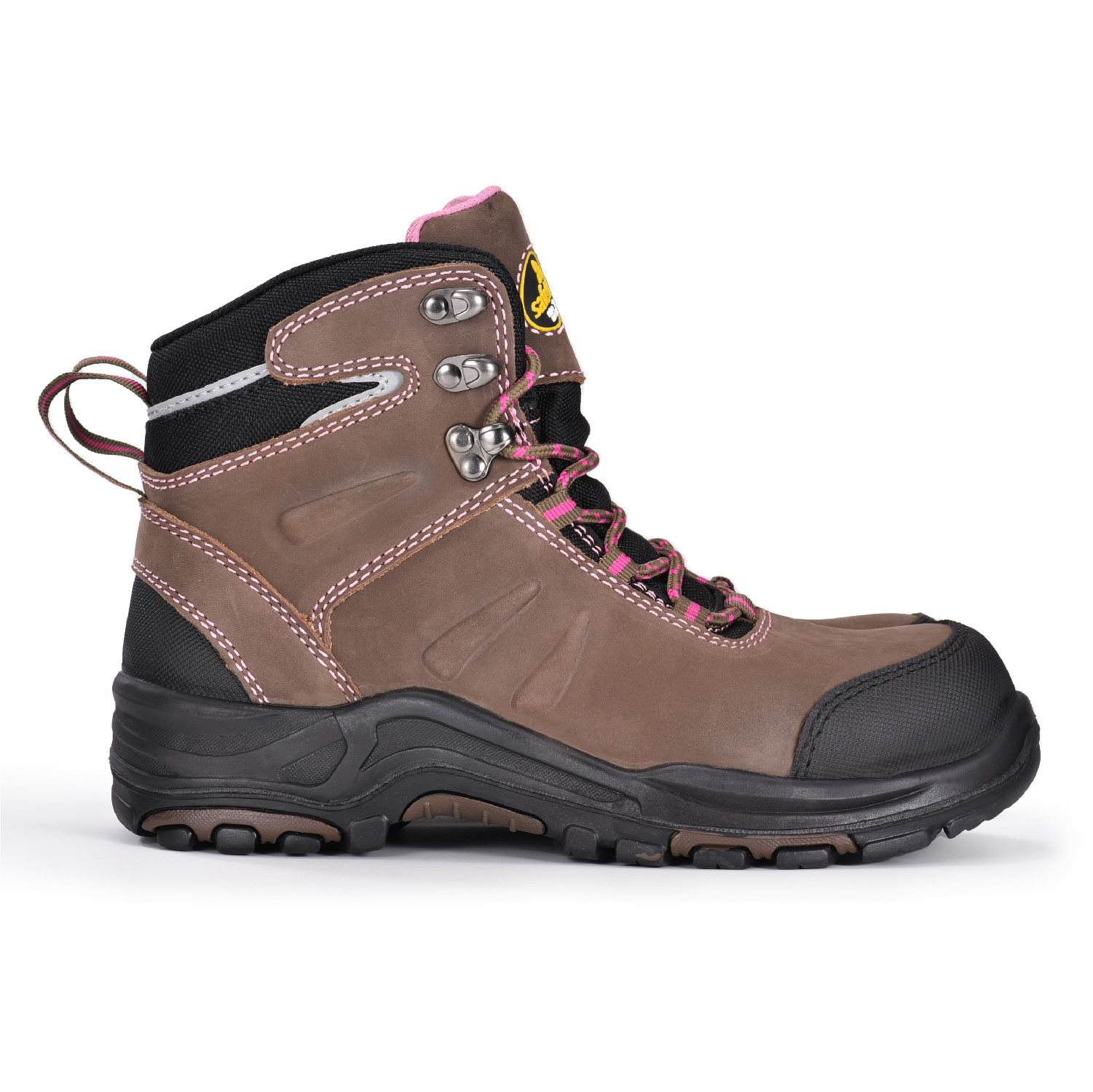 Waterproof & Slip Resistant Womens Work Boots with Composite Toe M-8553