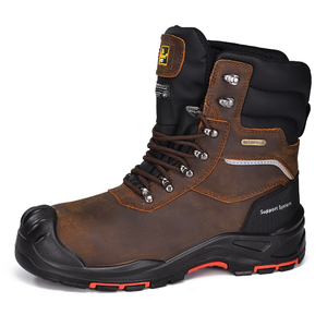 Oil & Gas Industrial Safety Rigger Work Boots H-9552 S3 Brown