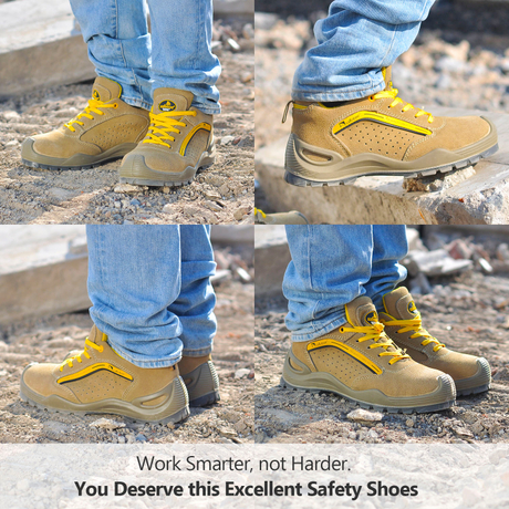 Ready Stock Breathable Summer Safety Shoes L-7296