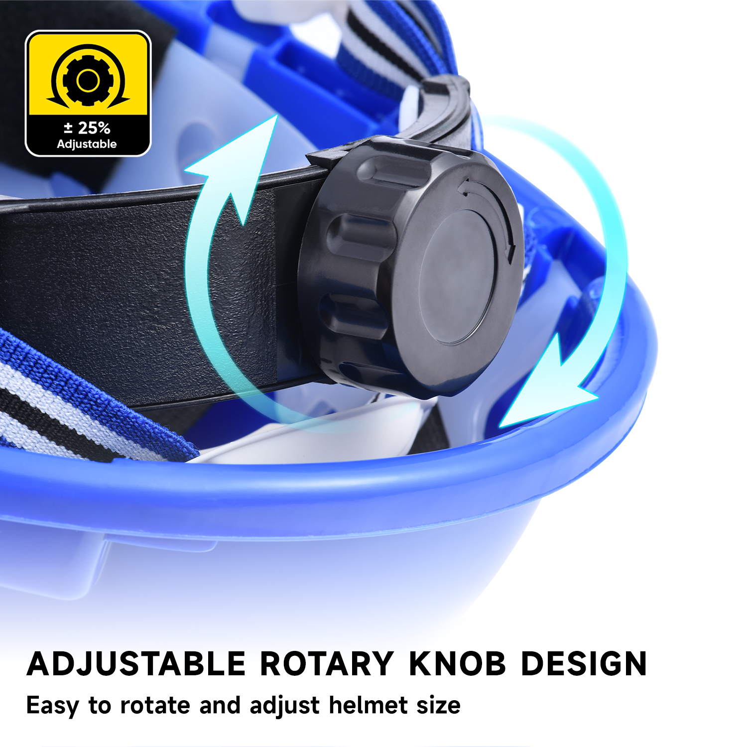 Blue Reflective Type Safety Helmet W-036 Blue