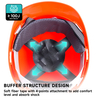 Construction Work Safety Helmets W-003 Orange