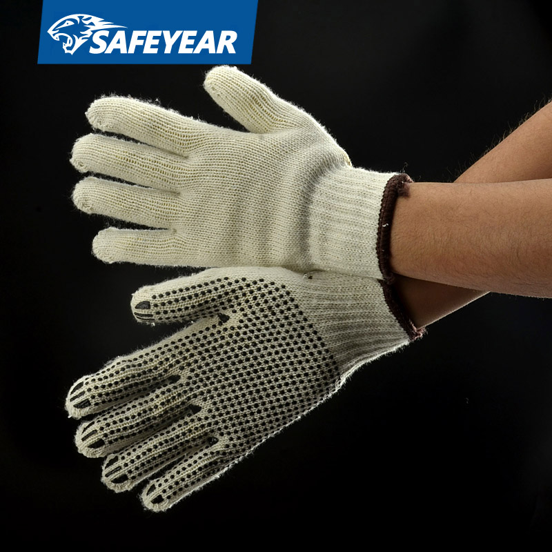 PVC Dots Safety Working Gloves FL-7259