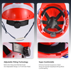 Red Safety Helmet for Construction W-036