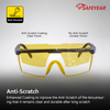 Laser Protection PC Safety Glasses KS102 Yellow