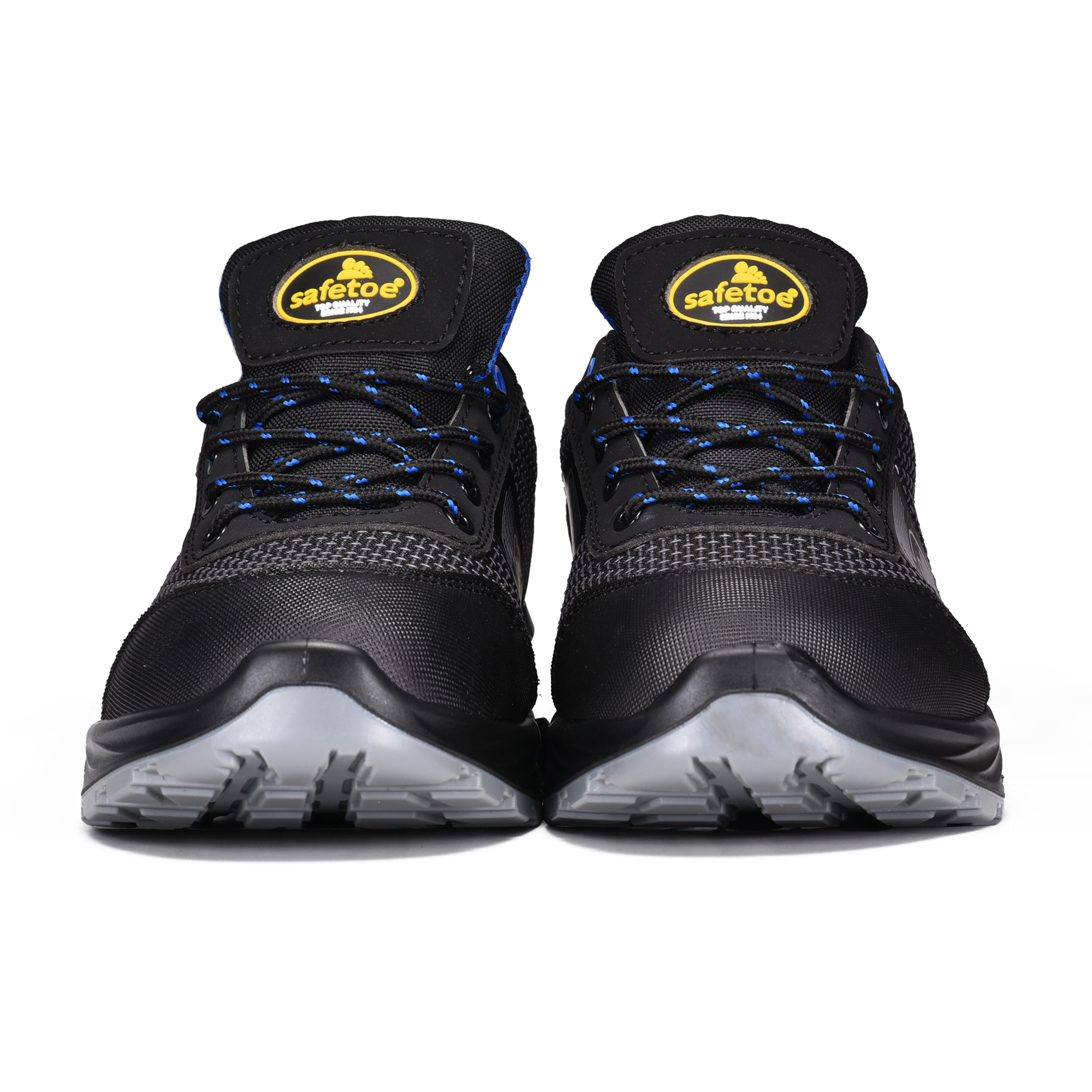 Low Cut Lace-Up Composite Toecap Safety Trainers Men & Women L-7512 blue