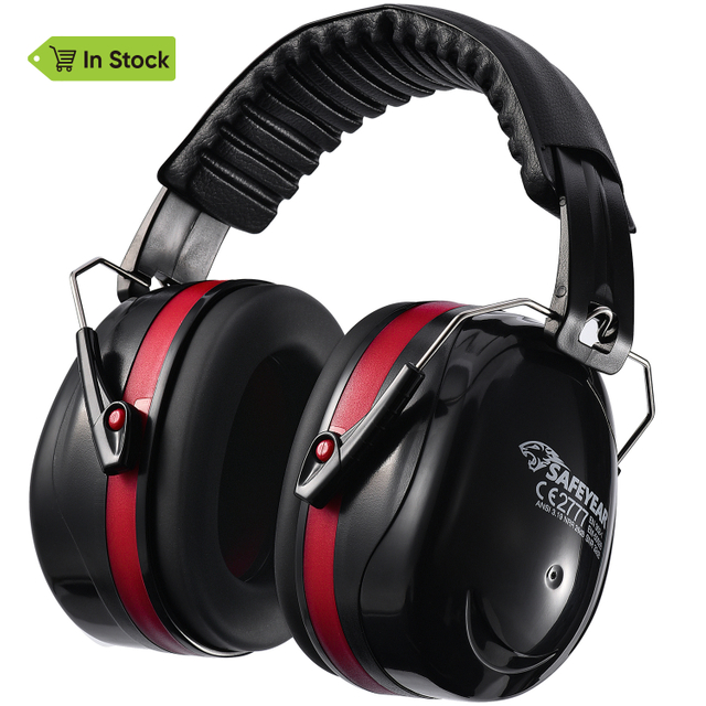 Ready Stock ABS Protective Ear Muffs EM-5002 Red