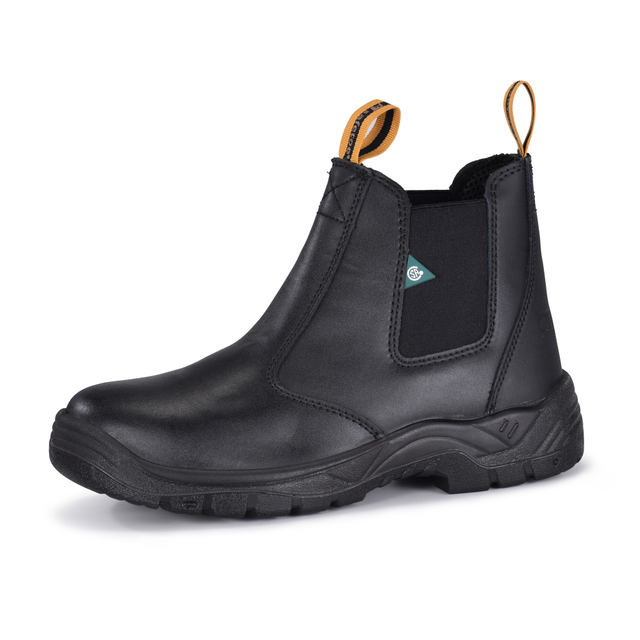 CSA Green Triangle Safety Shoes Work Boots with Steel Toe M-8025