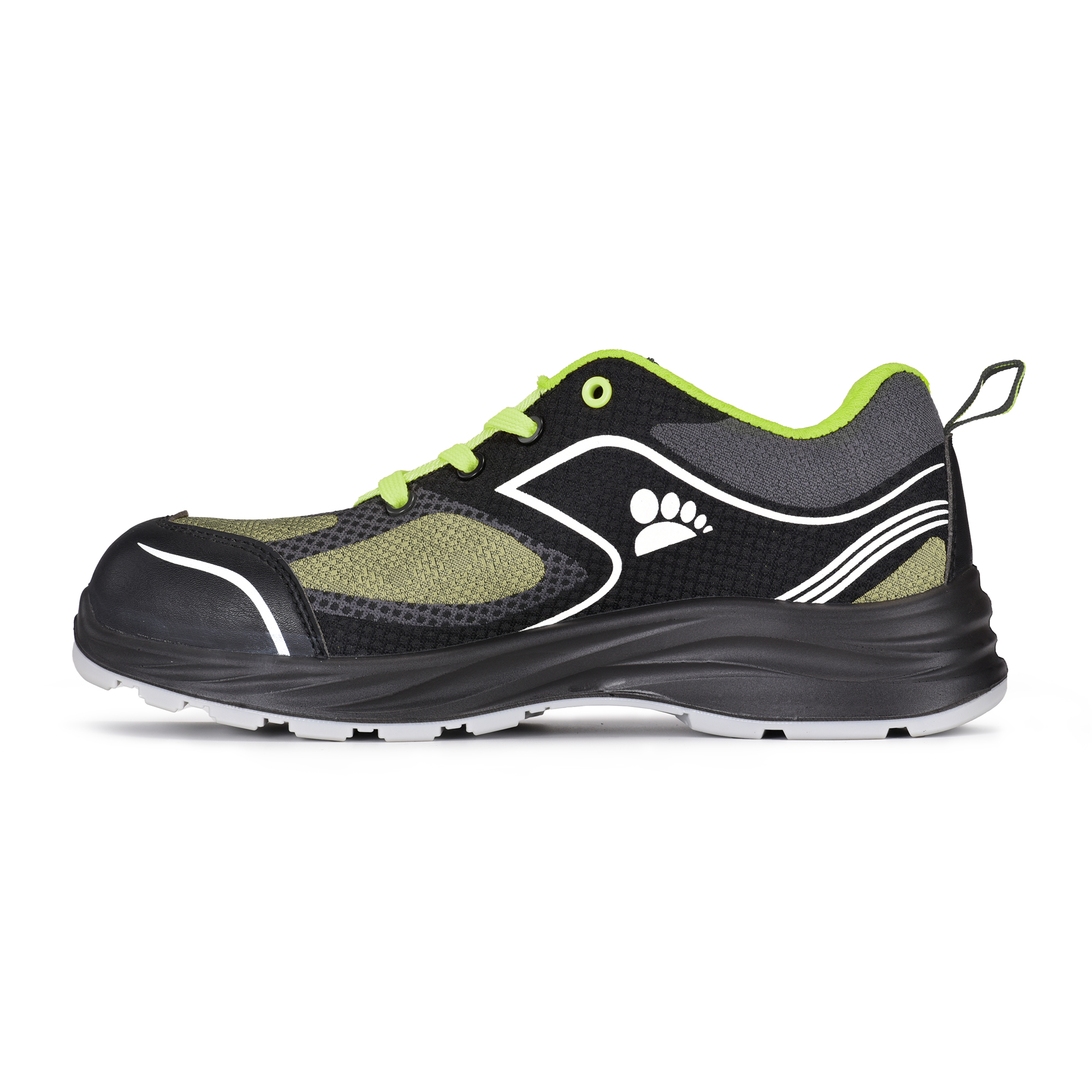 Sports Design Safety Trainers L-7501 Green (Speed)