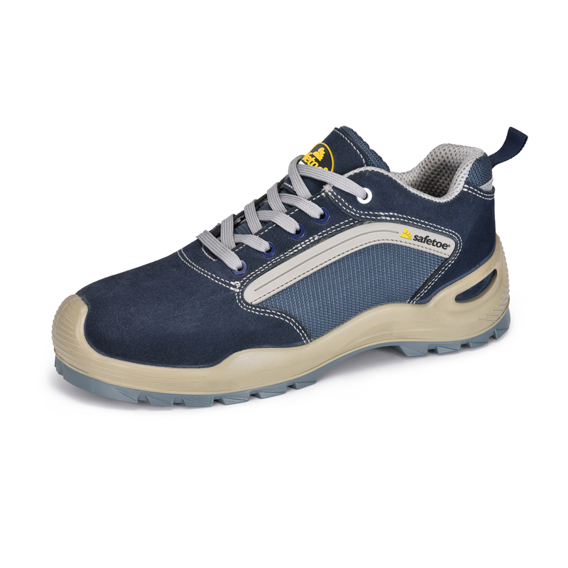 Light Weight Steel Toe Warehouse & Logistics safety Shoes L-7296 blue