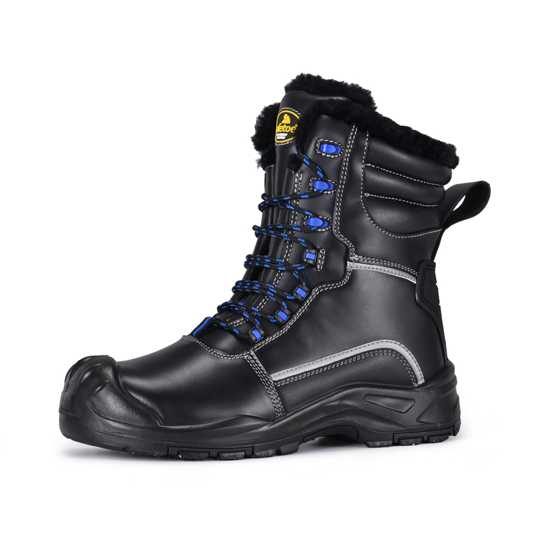 Ready Stock Warm Fur Winter Work Boots H-9550