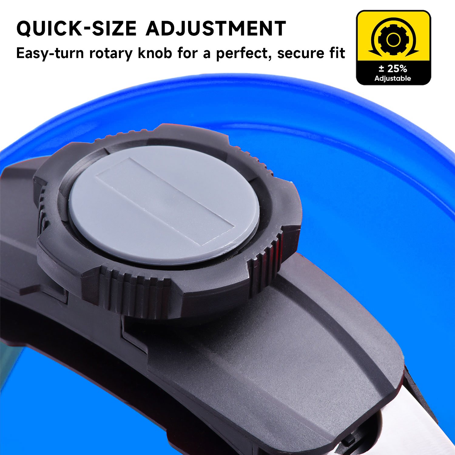 Blue Industrial Safety Helmets W-003