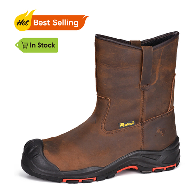 CE EN 20345 S3 Certificated Safety Boots Oil And Gas Resistant H-9441