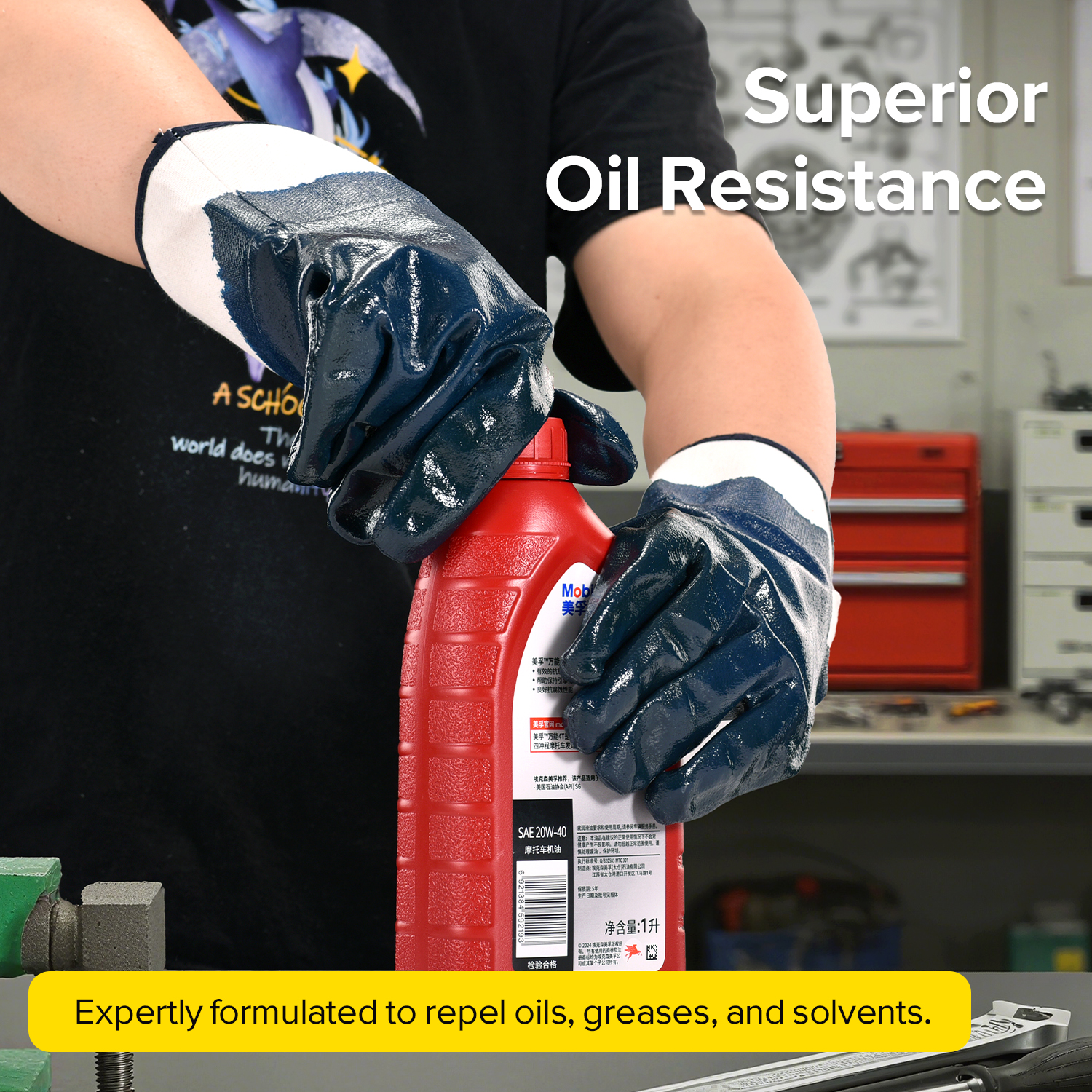 Nitrile Coated Heavy Duty Work Gloves FD1288