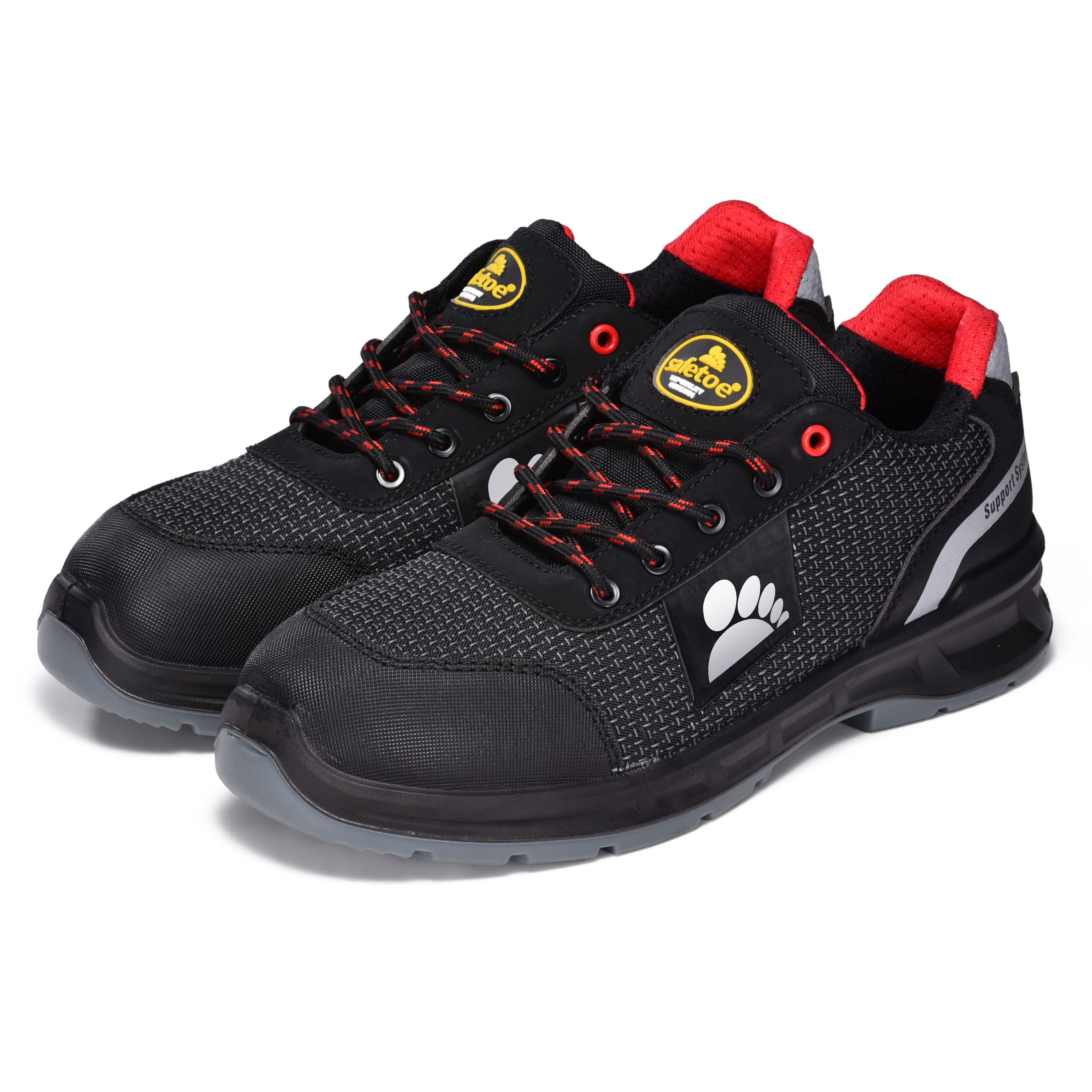 Light Weight PU-TEK S1P Safety Shoes with Composite Toe & Kevlar Plate L-7512