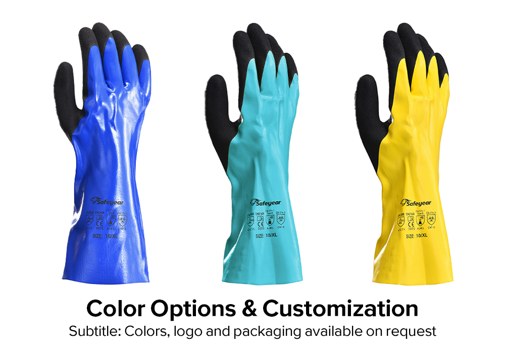 Chemical And Oil Resistant Work Gloves NSL1868