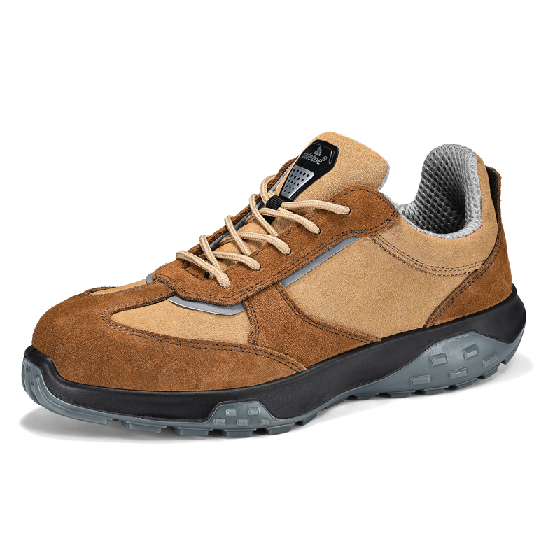 New Design Breathable Safety Shoes L-7508 Antelope Brown