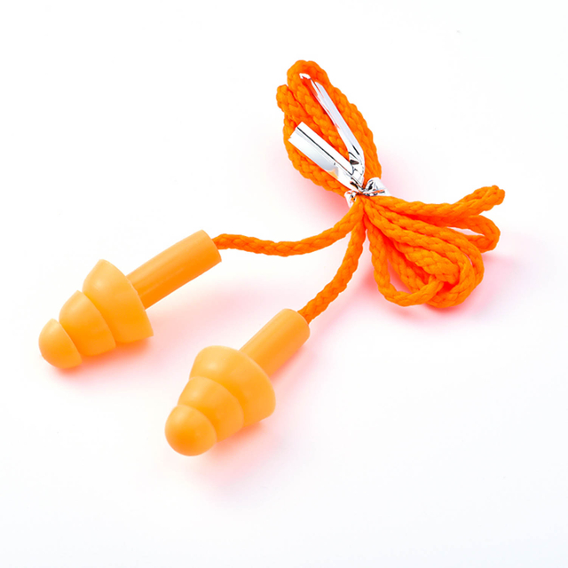 Hearing Protection With String EC-2001C Orange
