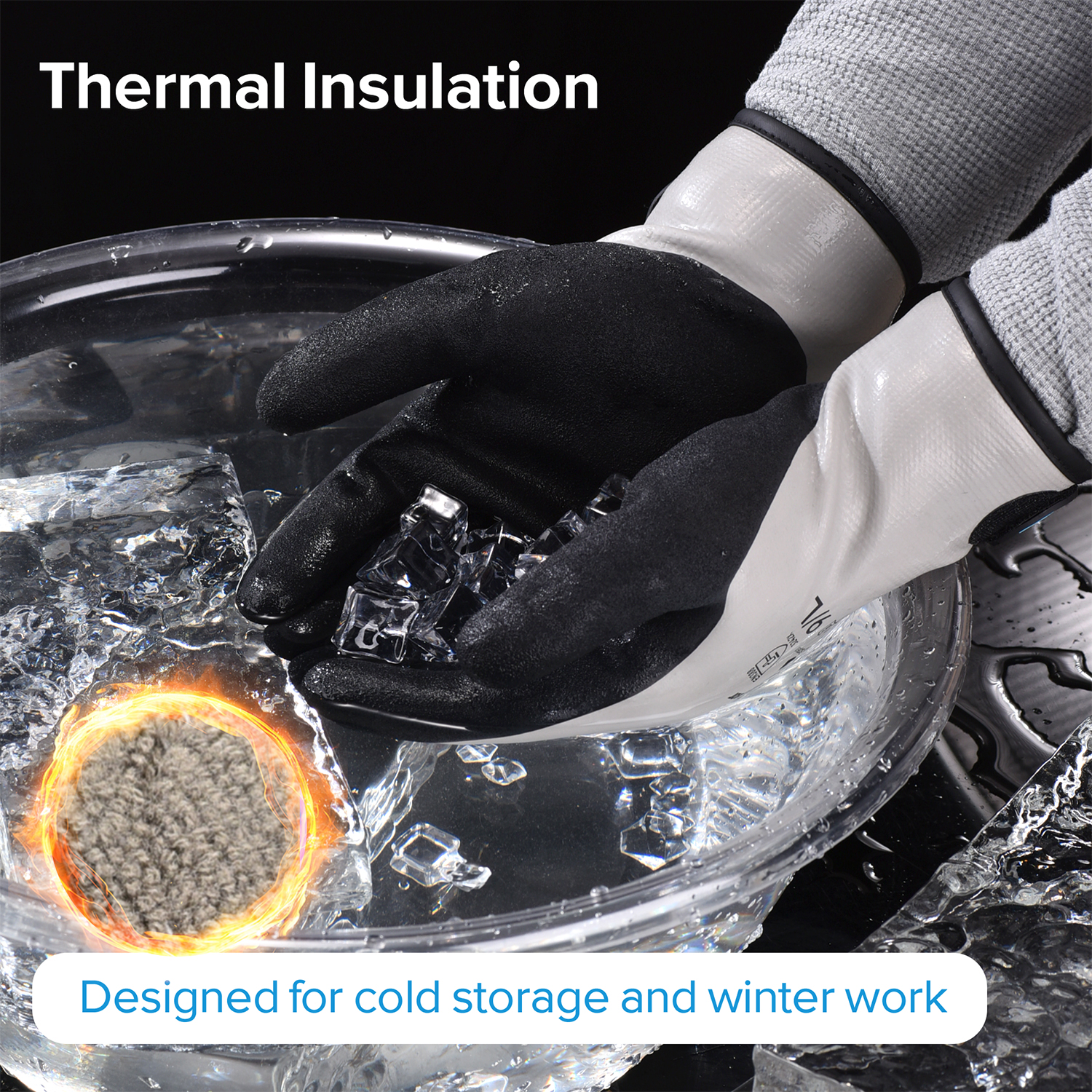 Waterproof Cold Weather Work Gloves | Thermal Insulated