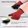 Latex Coated Safety Work Gloves LY-3013 Grip Guarder Red