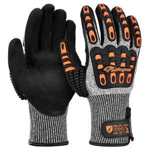 Factory Work Gloves Cut Resistant Mechanical Working Gloves TPR9004 Orange