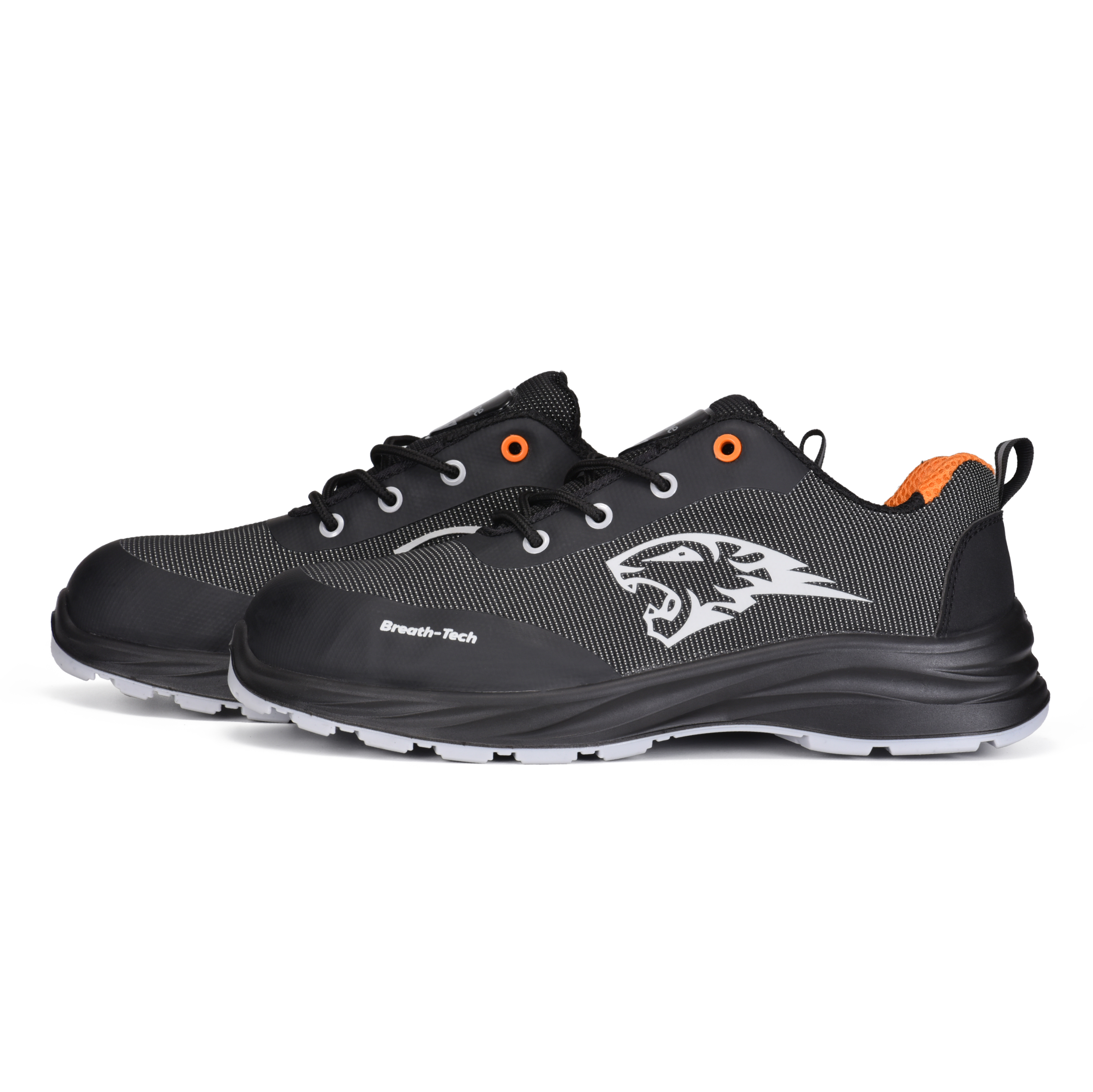 Anti Static Safety Shoes Light Weight Safety Men Shoes Work L-7569 Orange