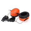  Manufacturing Earmuffs Construction Safety Helmet Abs CE Approved Safety Helmets W-018 Orange