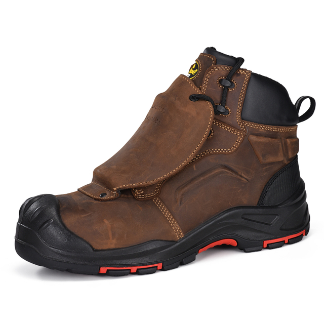 Mining Work Boots Superior Oil & Slip Resistant Metal Free Safety M-8552 Metatarsal