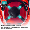 Safety Helmets & Face Shield & Earmuff M-5009 Red