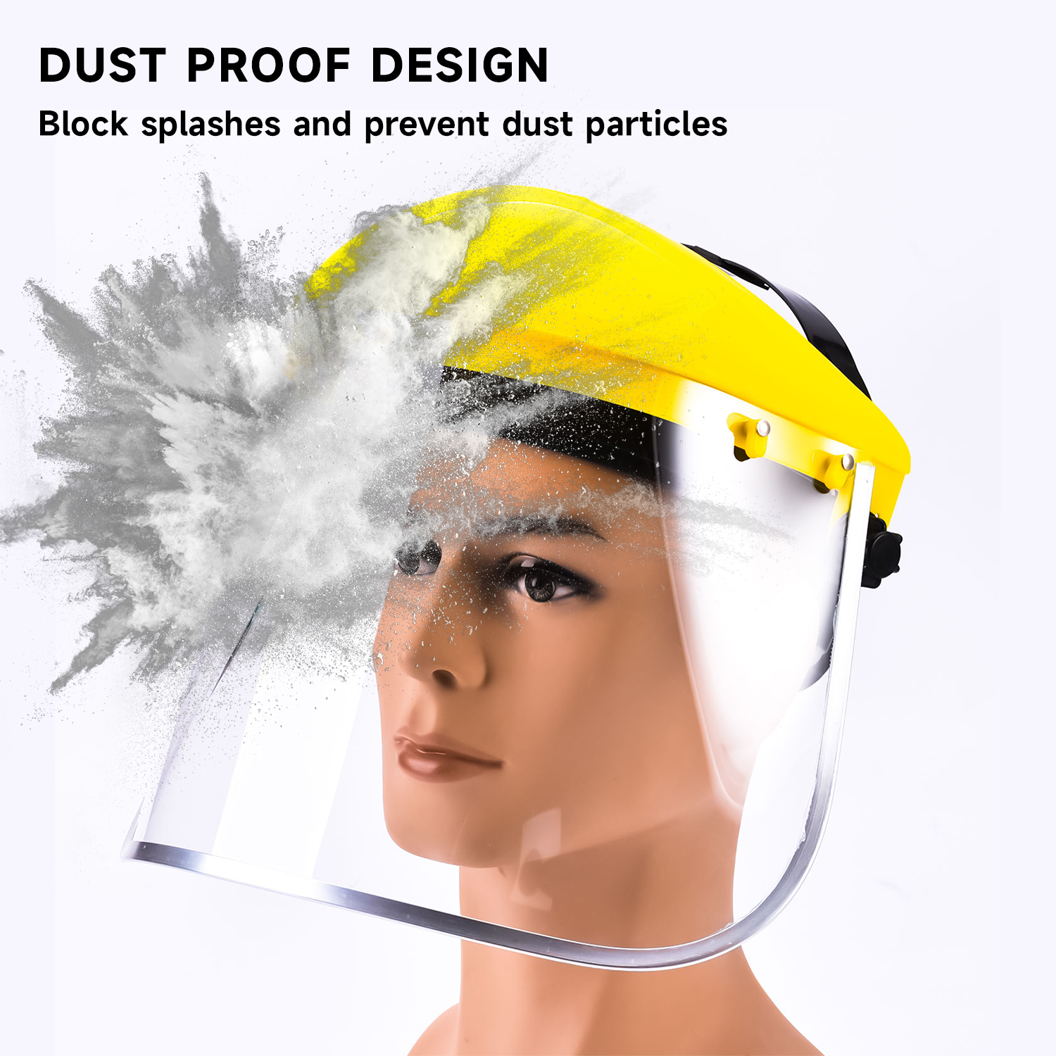 Industrial Safety Face Shield M-5002 Yellow