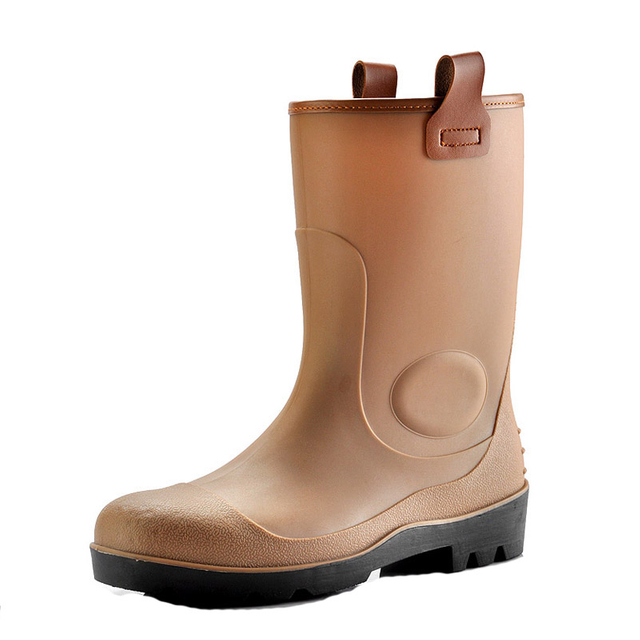 Gum Safety Rain Boots W-6037 Brown