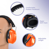 ABS Hearing Protection Ear Muffs Protective Ear Muffs Ready Stock FM-1B Red