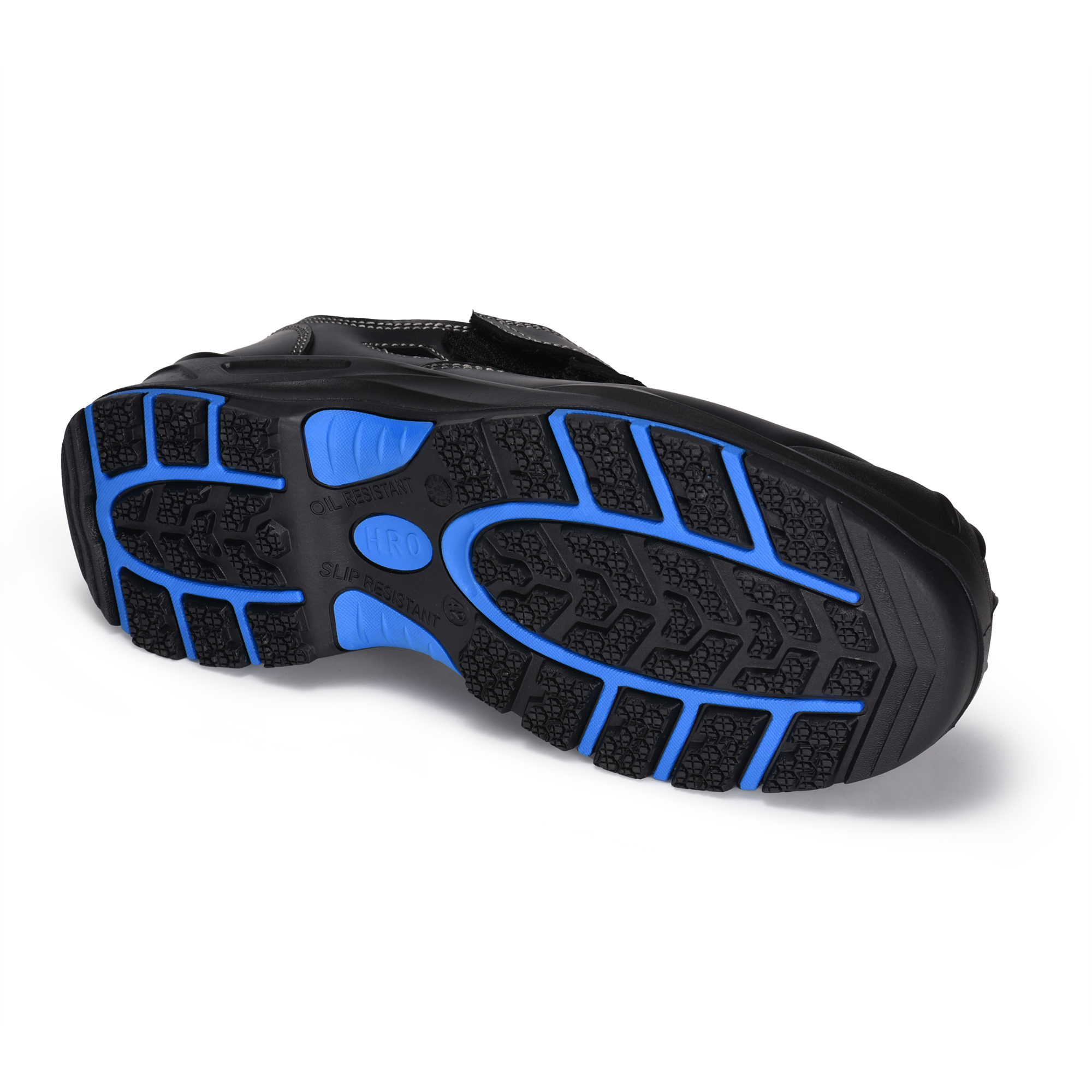 Velcro Design Safety Sandals L-7585 Blue / Metal Free
