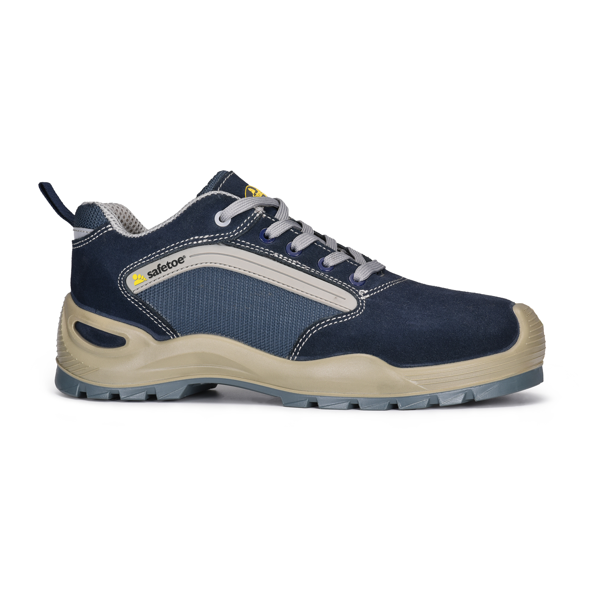 Light Weight Steel Toe Warehouse & Logistics safety Shoes L-7296 blue