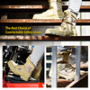 Combat Safety Work Boots H-9438 Beige